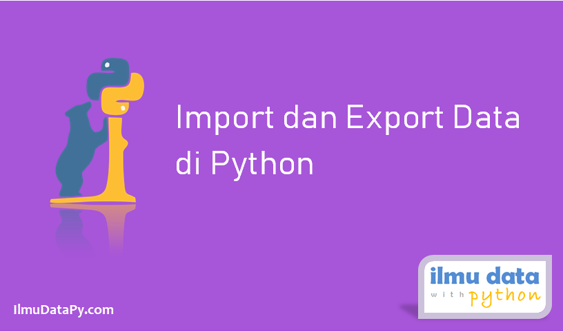 import dan export data di python