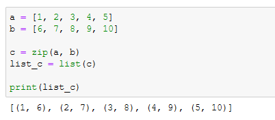 contoh penggunaan zip di python